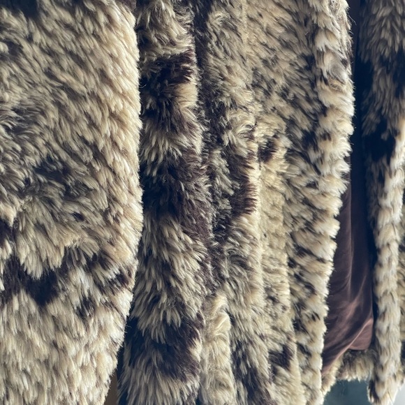 Unreal Fur Fame Faux Fur Brown Jacket - Picture 9 of 13